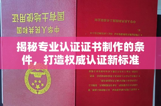 平溪揭秘专业认证证书制作的条件，打造权威认证新标准
